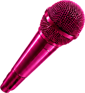 Pink microphone
