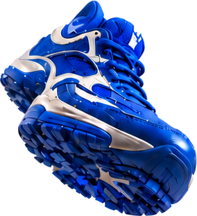 Blue sneaker