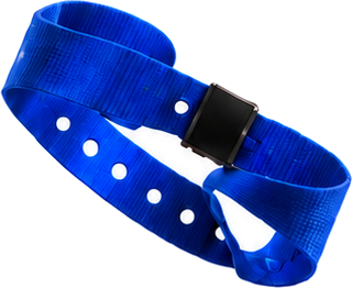 Blue wristband